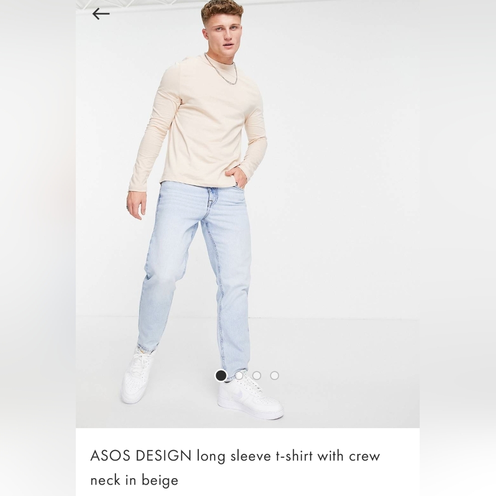 ASOS Men Large Long Sleeve Shirt. Muscle Fit